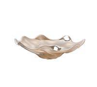BLWOTMOR Vase à Bord Sinueux Élégant Vase Sculptural Table Épuré Récipient Floral à Finition Brillante pr Coole, Bureau, 1-670h