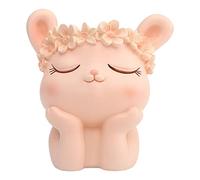 BLWOTMOR Vase Portrait Vase Fleur Pot Sculpture Résine Décor Buste Tête avec Trou Drainage Style Original Convient à La Décoration Maison Bureau Cadeau