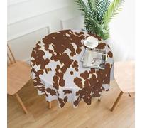 BLWSLC 5c762f1816e2df05ad7ebf5f2c76df1 Nappe ronde imprimée, nappe de table à manger, 152,4 cm pour intérieur et extérieur, fêtes, décoration de table de cuisine