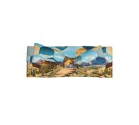 BLWSLC Bandeau avec nœud hexagonal imprimé désert, adapté pour les nouveau-nés, les nourrissons et les tout-petits, accessoires pour cheveux pour enfants