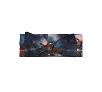 BLWSLC Bandeau avec nœud imprimé Fox On The Galaxy, adapté pour les nouveau-nés, les nourrissons et les tout-petits, accessoires pour cheveux pour enfants