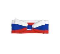 BLWSLC Bandeau avec nœud pour bébé avec drapeau russe, un accessoire de cheveux pour les nouveau-nés et les nourrissons, adapté pour les bébés de 0 à 6 mois