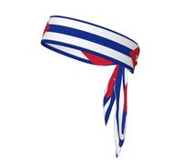 BLWSLC Bandeau de sport unisexe avec motif drapeau cubain absorbant la transpiration, convient pour les voyages en plein air et divers sports.