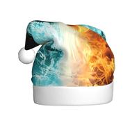 BLWSLC Beau chapeau de Noël imprimé phénix pour adulte, chapeau de décoration de Noël adapté pour les spectacles sur scène, les fêtes de vacances