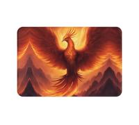 BLWSLC Beau paillasson imprimé phénix adapté pour une utilisation en intérieur et en extérieur, décoration d'intérieur, porches et salles de bains, 40,6 x 61 cm