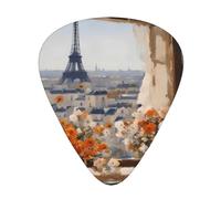 BLWSLC Beautiful Pylons in the Distance Guitar Picks - Pour les joueurs acoustiques, électriques et de groupe - 12 médiators en 3 épaisseurs différentes