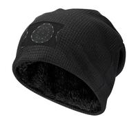 BLWSLC Bonnet noir pour sports de plein air - Motif constellation du zodiaque - Bonnet d'hiver en tricot pour voyage, randonnée et sports de plein air, Noir , Taille unique