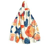 BLWSLC Cape à capuche imprimée ombre volante à l'encre d'eau pour adulte Cosplay Cape à capuche adaptée pour les fêtes sur le thème du cosplay