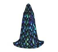 BLWSLC Cape à capuche motif magique pour adolescent, taille L, pour cosplay, déguisement et fête de vacances