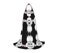 BLWSLC Cape à capuche pour adolescent motif agneau S pour cosplay, déguisement et fête de vacances