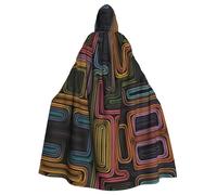 BLWSLC Cape à capuche pour adulte - La beauté de l'origami - Cape d'Halloween imprimée adaptée pour le cosplay et les spectacles sur scène