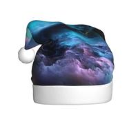 BLWSLC Chapeau de Noël 3D Graphics Universe imprimé espace adulte chapeau de décoration de Noël chapeau adapté pour les spectacles sur scène fêtes de vacances