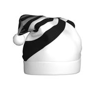 BLWSLC Chapeau de Noël abstrait imprimé tourbillon pour adulte - Chapeau de décoration de Noël adapté pour les spectacles sur scène, les fêtes de vacances