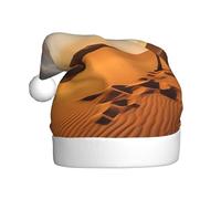 BLWSLC Chapeau de Noël imprimé camel solitaire pour adulte, chapeau de décoration de Noël adapté pour les spectacles sur scène, les fêtes de vacances