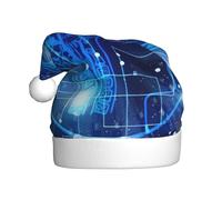 BLWSLC Chapeau de Noël pour adulte avec intelligence artificielle, convient pour le réveillon du Nouvel An, les fêtes de vacances ou Noël