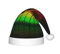 BLWSLC Chapeau de Noël pour enfant avec vagues sonores cool musique, chapeau décoratif, fournitures de fête adaptées pour les spectacles sur scène, Noël