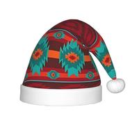 BLWSLC Chapeaux de Noël imprimés à motif géométrique ethnique pour enfants, adaptés pour les fêtes de Noël, les réunions de famille