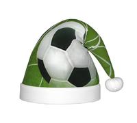 BLWSLC Chapeaux de Noël imprimés d'herbe verte pour enfants, chapeaux décoratifs adaptés pour Noël, les fêtes du Nouvel An, etc.