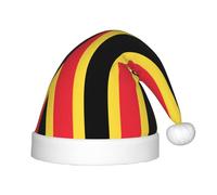 BLWSLC Chapeaux de Noël imprimés drapeau de Belgique pour enfants, chapeaux décoratifs adaptés pour Noël, fêtes du Nouvel An, etc.
