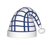 BLWSLC Chapeaux de Noël imprimés drapeau finlandais pour enfants, chapeaux décoratifs adaptés pour Noël, les fêtes du Nouvel An, etc.