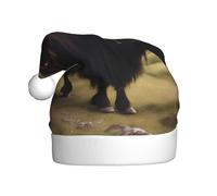 BLWSLC Chapeaux de Noël Mighty Highland Yak pour adultes, accessoires parfaits pour Noël et fêtes de famille