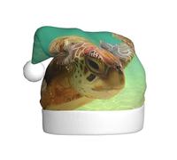 BLWSLC Chapeaux de Père Noël Lord Howe Island - Tortue de mer - Chapeaux décoratifs, adaptés pour Noël et Nouvel An, spectacles sur scène