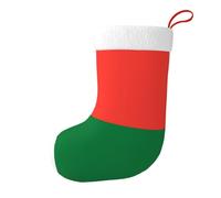 BLWSLC Chaussettes décoratives de Noël avec drapeau de Madagascar - Idéales pour les fêtes de famille