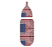 BLWSLC Couverture de réception du drapeau américain du 4 juillet, sac à emmailloter pour nouveau-né avec capuche, convient pour les garçons et les filles