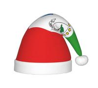 BLWSLC Drapeau de la Guinée équatoriale - Chapeau de Noël pour enfants - Chapeau de Noël festif - Convient pour les fêtes du Nouvel An et les vêtements d'hiver en plein air