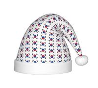 BLWSLC Drapeau de la République de Corée - Chapeau de Noël pour enfant - Chapeau décoratif - Fournitures de fête adaptées pour les spectacles de Noël