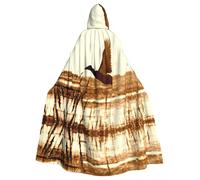 BLWSLC Duck Fly Upon River Cape à capuche pour adulte, costume de scène, fête de vacances et costume de cosplay