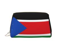 BLWSLC Grande trousse de toilette de voyage avec drapeau du Soudan du Sud - Pour voyage et usage quotidien