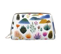 BLWSLC Grande trousse de toilette de voyage avec imprimé arbre du monde coloré pour voyage et usage quotidien