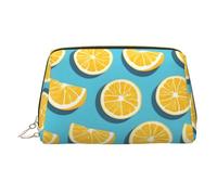 BLWSLC Grande trousse de toilette de voyage avec imprimé de quartiers de citron, convient pour les voyages et un usage quotidien