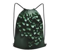 BLWSLC Green Creeper Sac à dos de sport avec cordon de serrage pour fitness et voyage, noir, Medium