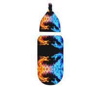 BLWSLC Ice and Fire Dragons Sac à emmailloter pour nouveau-né avec capuche et ensemble de réception pour bébé de 0 à 6 mois