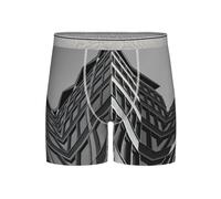 BLWSLC Images architecturales de toits | Sous-vêtements extra longs à séchage rapide et respirants | Disponible en (S-4XL), gris clair, L