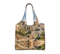 BLWSLC Israel at The Tower of David Sac en toile imprimée à une épaule pour le fitness, le sport, les loisirs, les voyages ou le shopping
