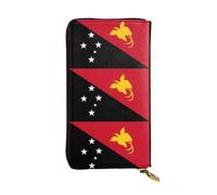 BLWSLC Longue pochette avec drapeau de la Papouasie-Nouvelle-Guinée imprimée adaptée pour les sorties, les voyages, la randonnée