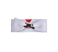 BLWSLC Panda portant un bonnet de Père Noël imprimé avec nœud pour les nouveau-nés, les nourrissons et les tout-petits, accessoires pour cheveux pour enfants