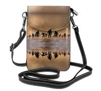 BLWSLC Petit sac à bandoulière léger avec imprimé zombie pour femme avec emplacements pour cartes, adapté pour un usage quotidien et les voyages