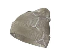 BLWSLC Petoskey Bonnet en tricot à motifs pierres, chaud, élastique, convient pour la maison ou les activités de plein air, noir