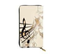 BLWSLC Pochette longue pour notes de musique, portefeuille à fermeture éclair, porte-cartes, sac de rangement portable pour pièces de monnaie de voyage, convient pour les voyages et un usage quotidien