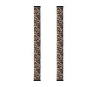 BLWSLC Rustic Lodge Bear Lot de 2 gants de poignée de porte de réfrigérateur à motifs d'ours, adaptés au micro-ondes et au lave-vaisselle.