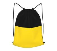BLWSLC Sac à dos de sport avec cordon de serrage imprimé drapeau du Bade-Wurtemberg - Sac à dos de voyage adapté pour la gym et les voyages, noir, Medium