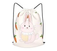 BLWSLC Sac à dos de voyage avec cordon de serrage imprimé animal souriant - Sac à dos portable adapté pour les voyages courts, noir, Small