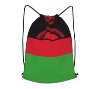 BLWSLC Sac à dos de voyage avec cordon de serrage imprimé drapeau du Malawi - Portable - Convient pour les voyages courts
