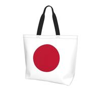 BLWSLC Sac à main pour femme avec drapeau de l'État du Maine - Grande capacité - Sac à bandoulière pour le shopping, le travail, les voyages et la salle, Drapeau du Japon, One Size