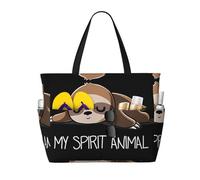 BLWSLC Sac de voyage à motif animal Sloth My Spirit, sac à bandoulière de grande capacité, adapté pour les vacances, les voyages et la salle de sport.