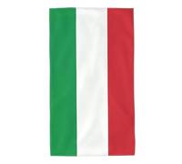 BLWSLC Serviette de plage imprimée drapeau de l'Italie, 69,8 x 40,6 cm, adaptée pour la natation, la plage et les voyages.